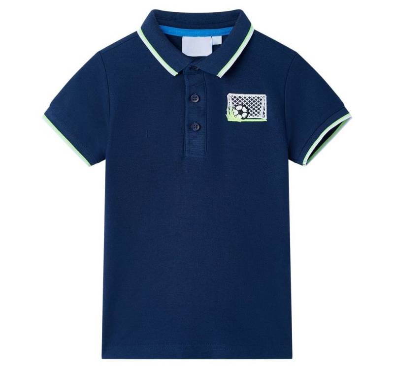 vidaXL Poloshirt Kinder-Poloshirt Marineblau 104 von vidaXL