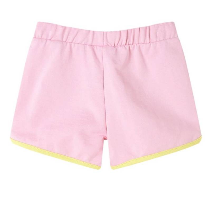 vidaXL Shorts Kindershorts mit Besatz Knallrosa 104 von vidaXL