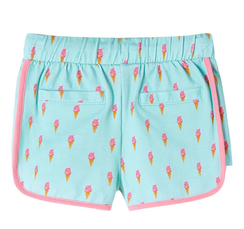 vidaXL Shorts Kindershorts mit Kordelzug Helles Minzgrün 128 von vidaXL