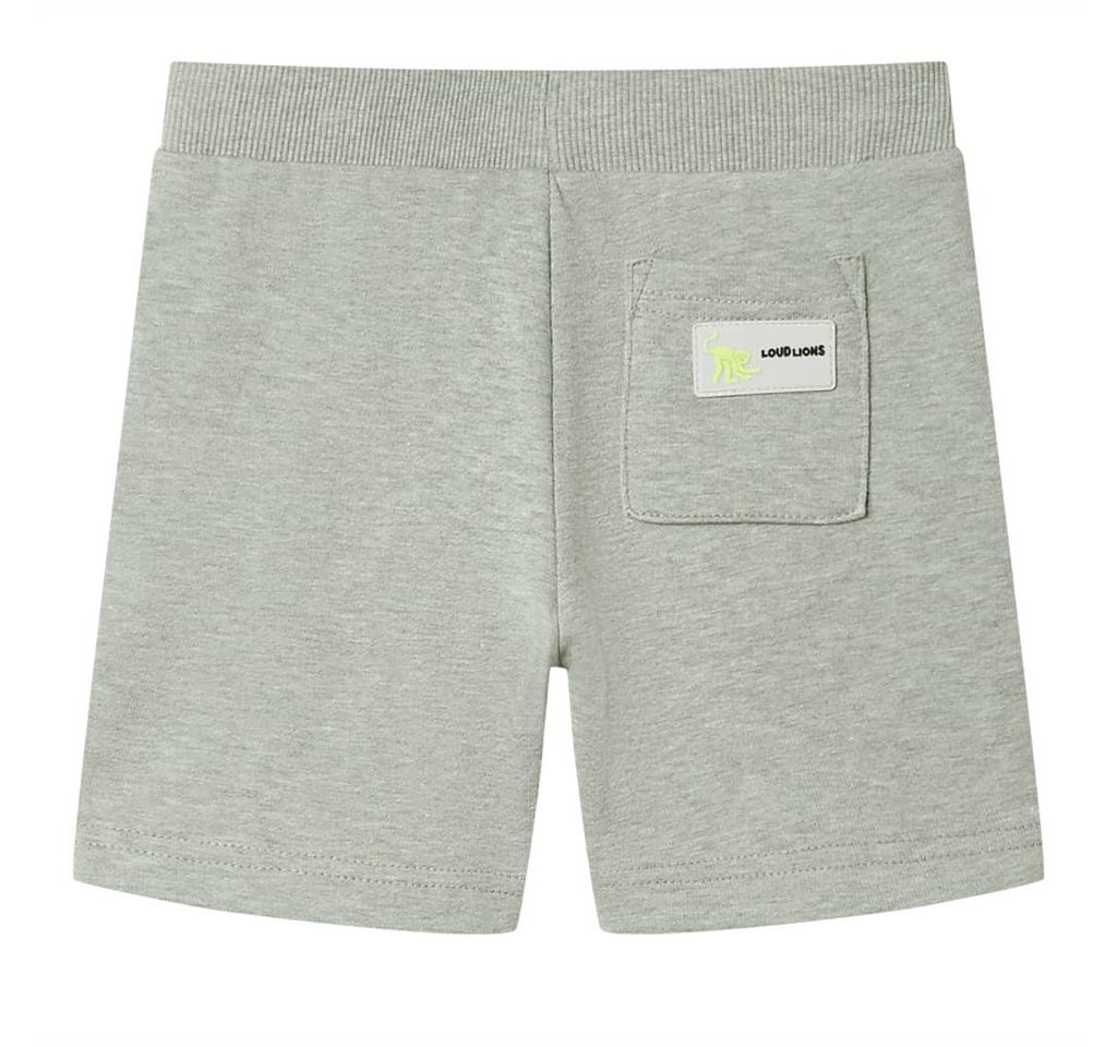 vidaXL Shorts Kindershorts mit Kordelzug Hellkhaki Melange 104 von vidaXL