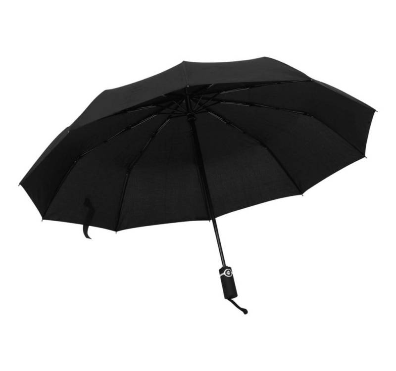 vidaXL Stockregenschirm Faltbarer Regenschirm Automatisch Schwarz 104 cm von vidaXL