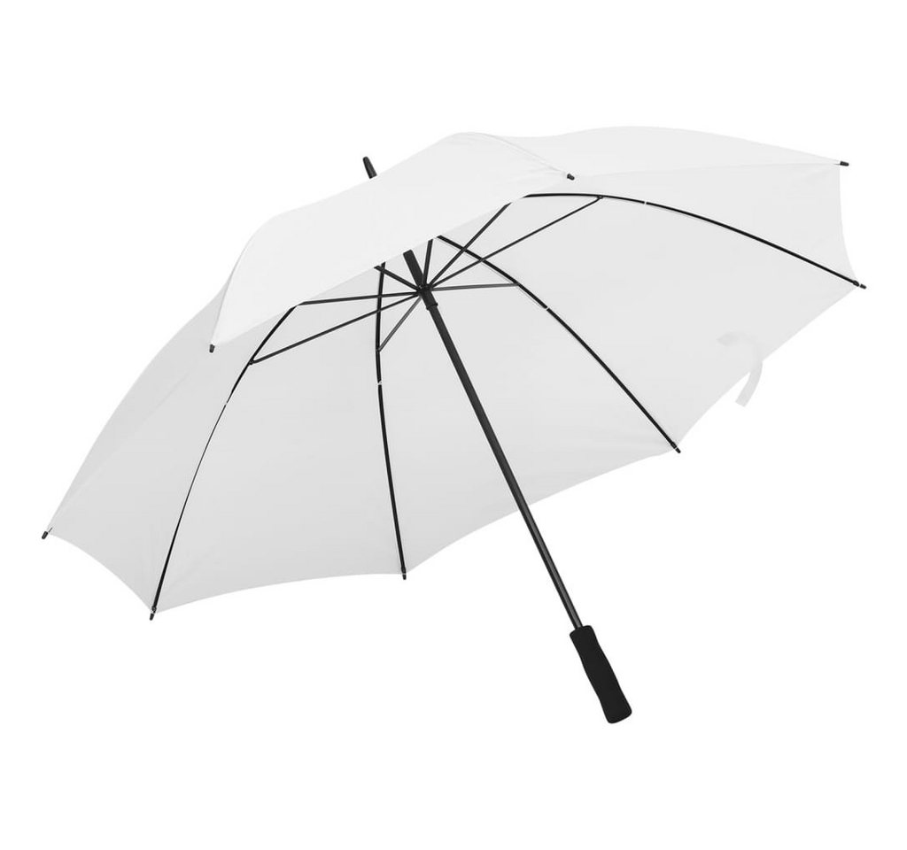 vidaXL Stockregenschirm Regenschirm Weiß 130 cm von vidaXL