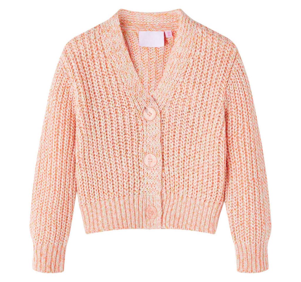 vidaXL Strickjacke Kinder-Strickjacke Rosa 104 von vidaXL