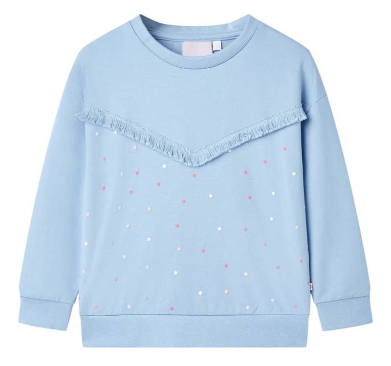 vidaXL Sweatshirt Kinder-Sweatshirt Blau 140 von vidaXL
