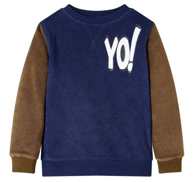 vidaXL Sweatshirt Kinder-Sweatshirt Dunkles Marineblau 128 von vidaXL