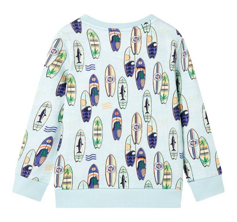 vidaXL Sweatshirt Kinder-Sweatshirt Hellblau Melange 116 von vidaXL