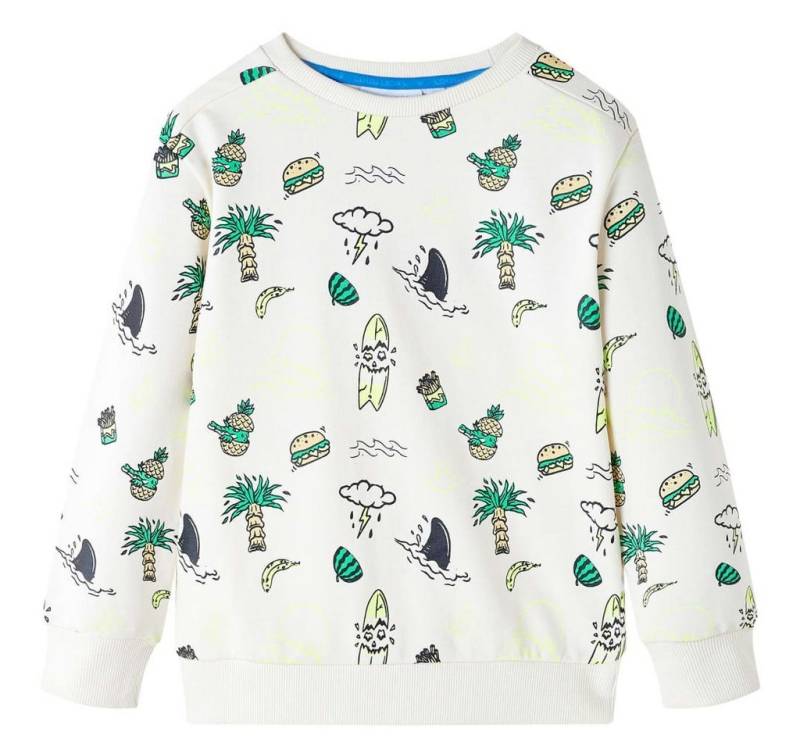 vidaXL Sweatshirt Kinder-Sweatshirt Helles Ecru 104 von vidaXL