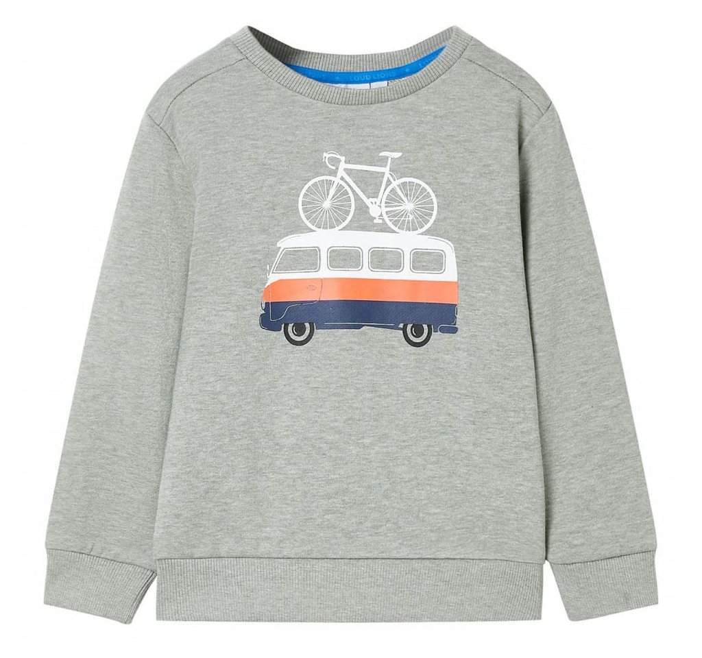 vidaXL Sweatshirt Kinder-Sweatshirt Hellkhaki Melange 104 von vidaXL