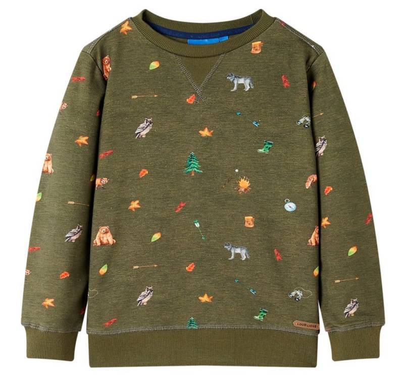 vidaXL Sweatshirt Kinder-Sweatshirt Khaki 128 von vidaXL