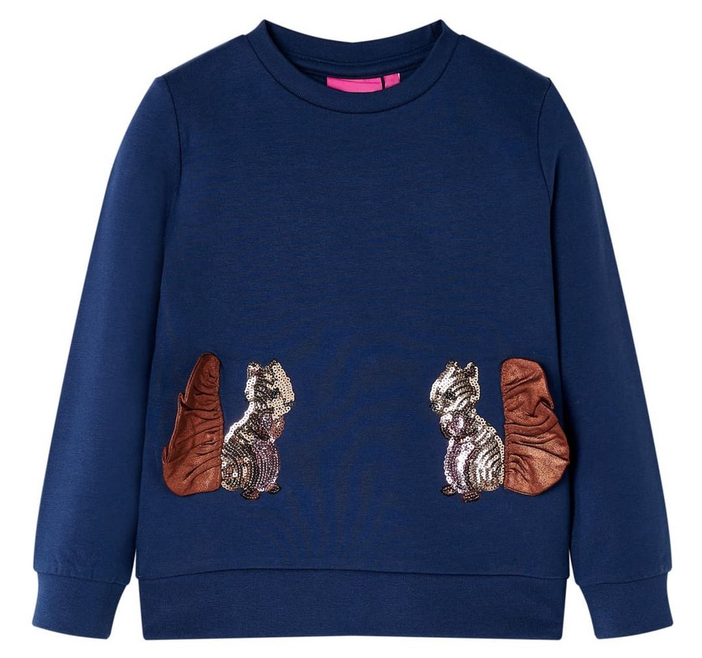 vidaXL Sweatshirt Kinder-Sweatshirt Marineblau 140 von vidaXL