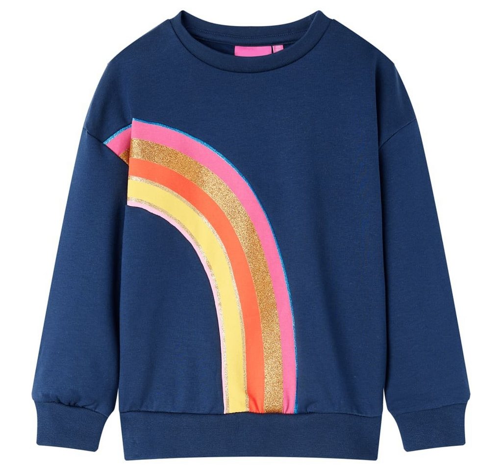 vidaXL Sweatshirt Kinder-Sweatshirt Marineblau 92 von vidaXL