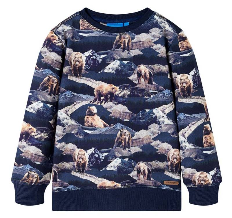 vidaXL Sweatshirt Kinder-Sweatshirt Marineblau 140 von vidaXL