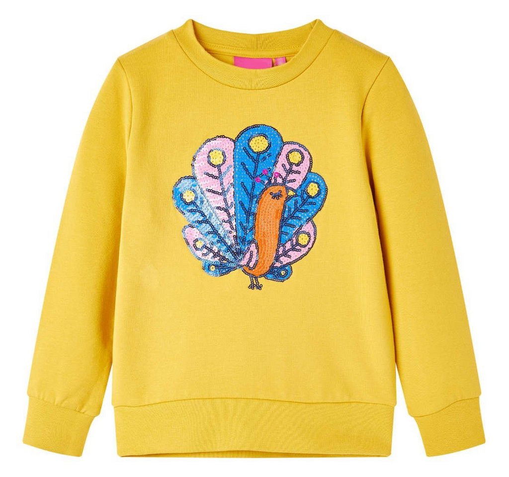 vidaXL Sweatshirt Kinder-Sweatshirt Dunkles Ocker 140 von vidaXL