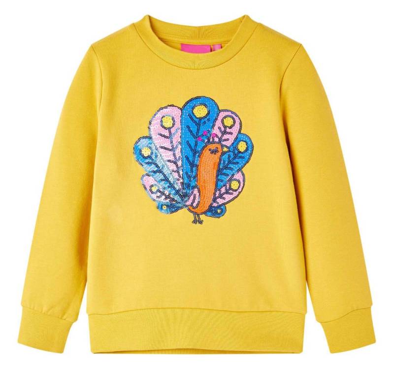 vidaXL Sweatshirt Kinder-Sweatshirt Dunkles Ocker 104 von vidaXL