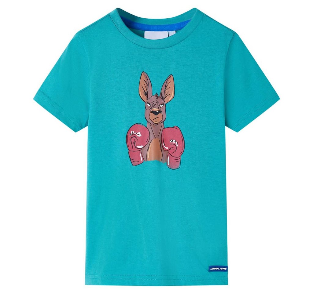 vidaXL T-Shirt Kinder-Kurzarmshirt Dunkles Minzgrün 116 von vidaXL