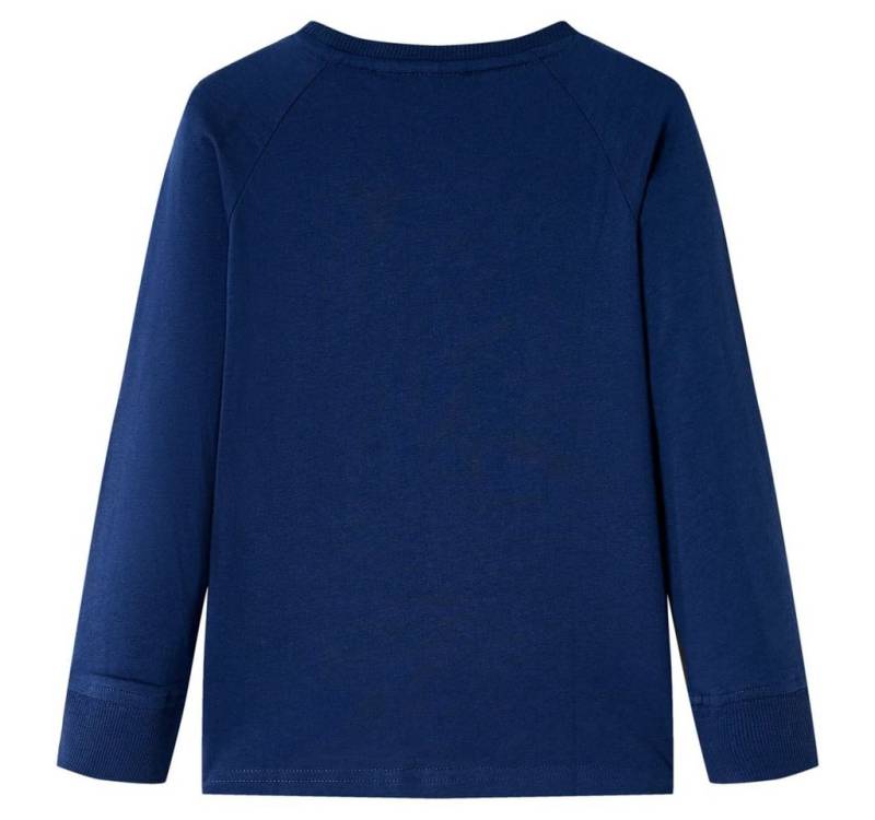 vidaXL T-Shirt Kinder-Langarmshirt Marineblau 92 von vidaXL