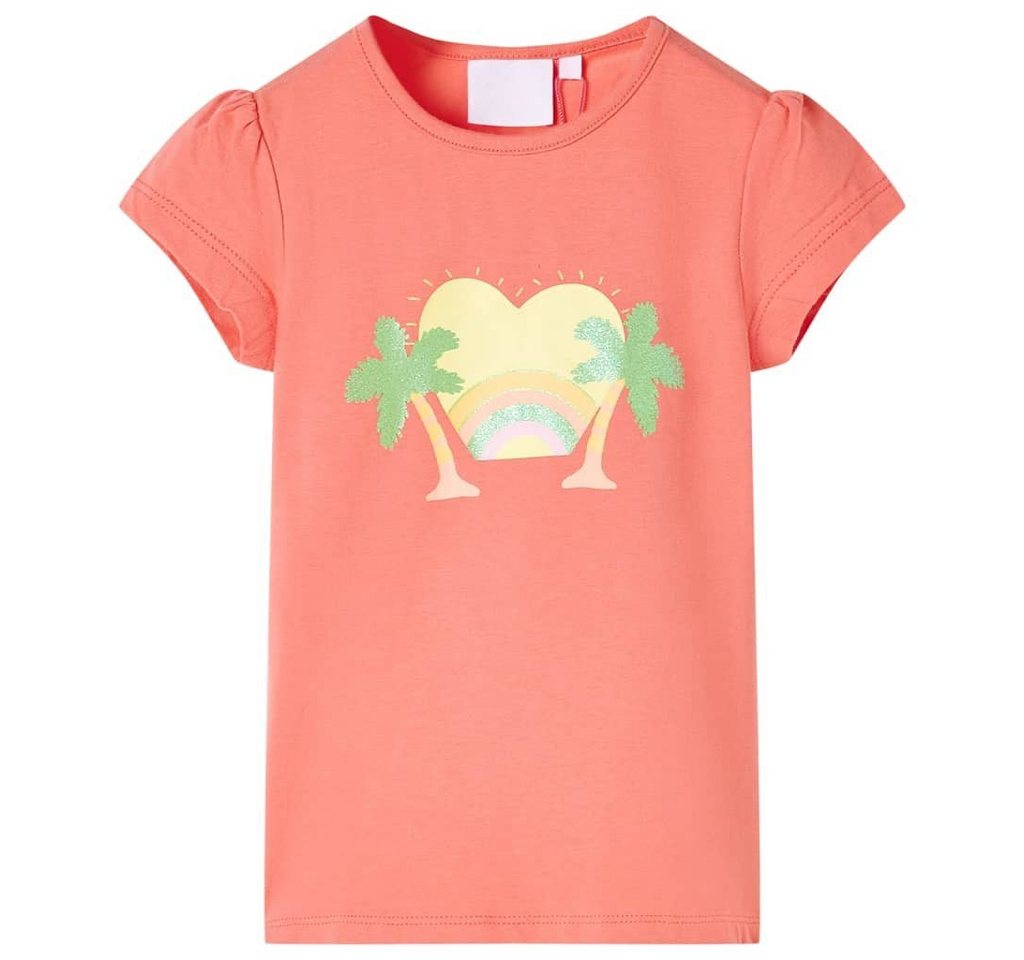 vidaXL T-Shirt Kinder-T-Shirt Korallenrosa 104 von vidaXL