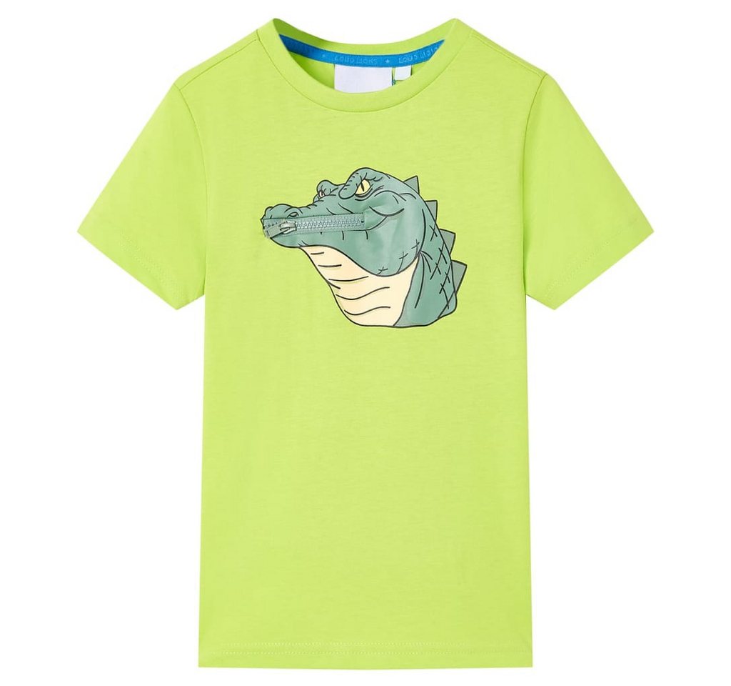 vidaXL T-Shirt Kinder-T-Shirt Limette 128 von vidaXL