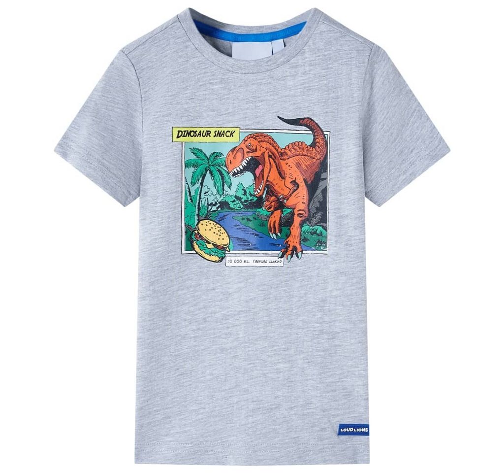 vidaXL T-Shirt Kinder-T-Shirt Grau 104 von vidaXL