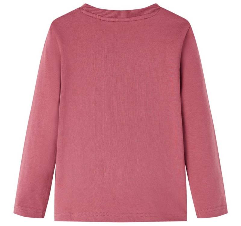 vidaXL T-Shirt Kinder-Langarmshirt Dunkelrot 92 von vidaXL
