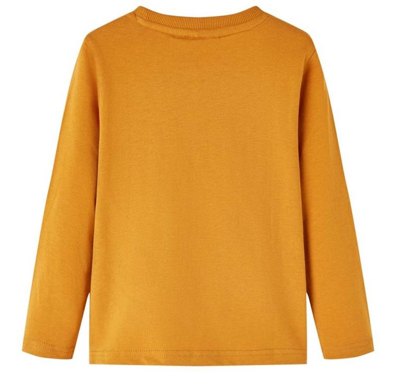 vidaXL T-Shirt Kinder-Langarmshirt Dunkles Ocker 116 von vidaXL