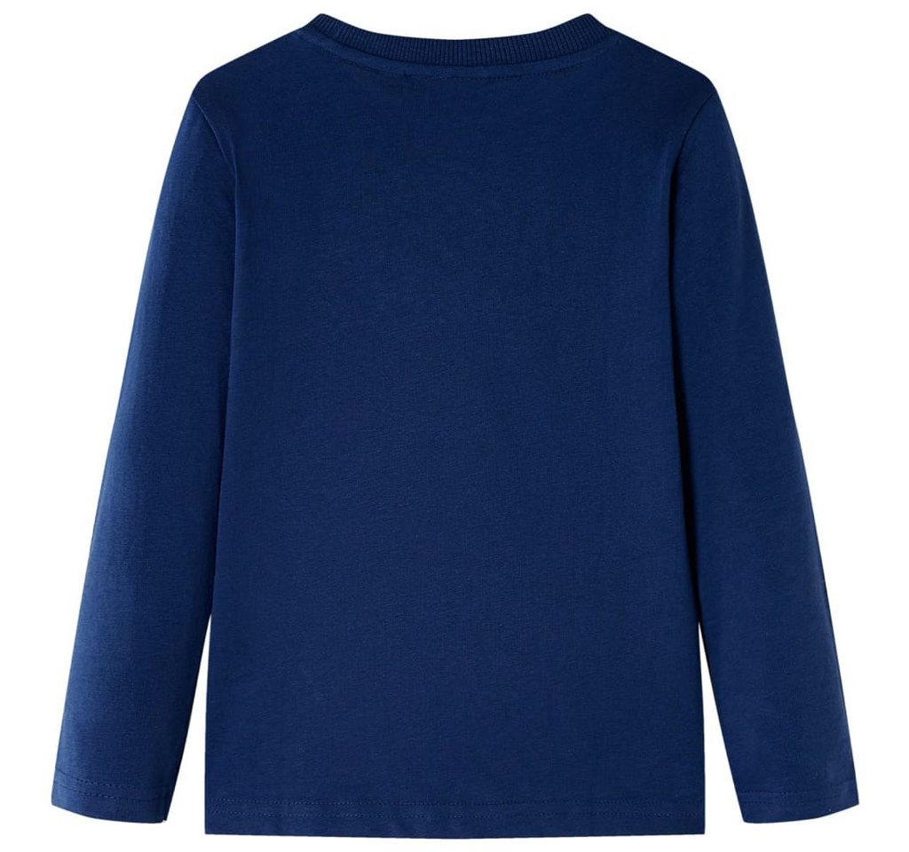 vidaXL T-Shirt Kinder-Langarmshirt Marineblau 116 von vidaXL