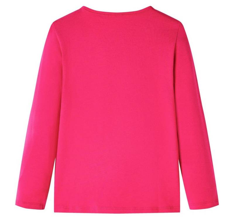 vidaXL T-Shirt Kinder-Langarmshirt Knallrosa 92 von vidaXL