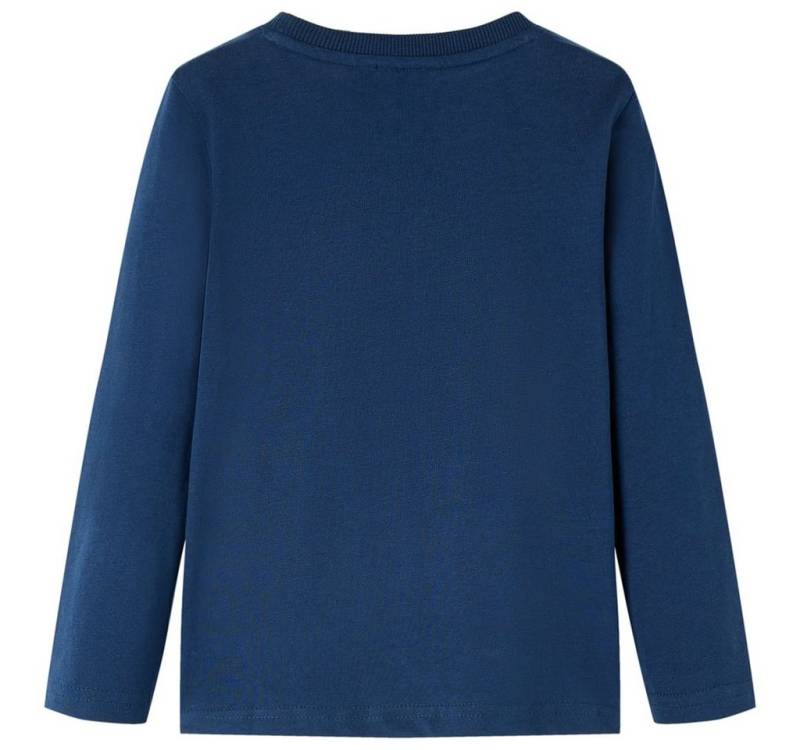 vidaXL T-Shirt Kinder-Langarmshirt Marineblau 104 von vidaXL