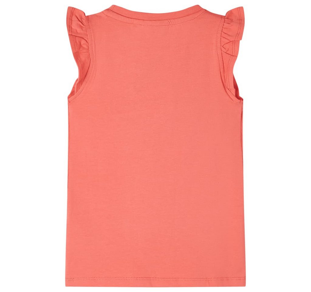 vidaXL T-Shirt Kinder-T-Shirt mit Rüschenärmeln Korallenrosa 116 vidaXL T-Shirt Kinder-T-Shirt mit Rüschenärmeln Korallenrosa 116 von vidaXL