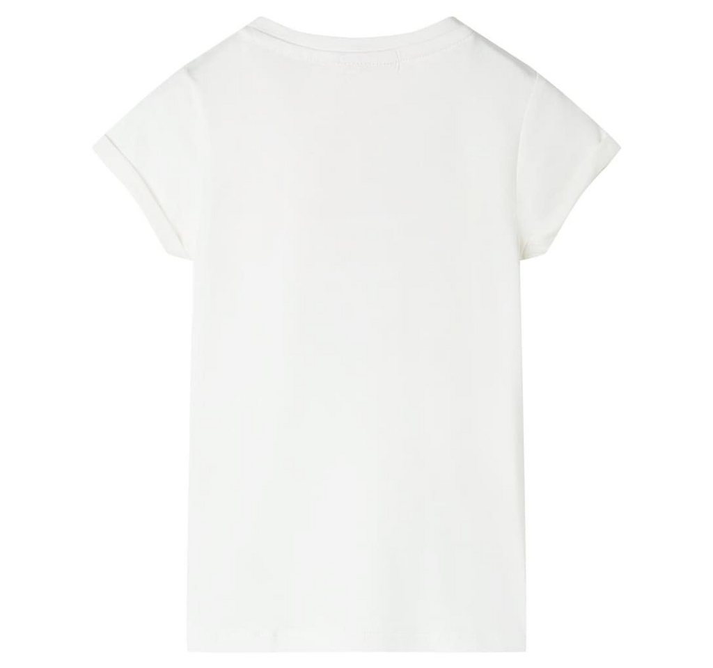 vidaXL T-Shirt Kinder-T-Shirt Ecru 128 vidaXL T-Shirt Kinder-T-Shirt Ecru 128 von vidaXL