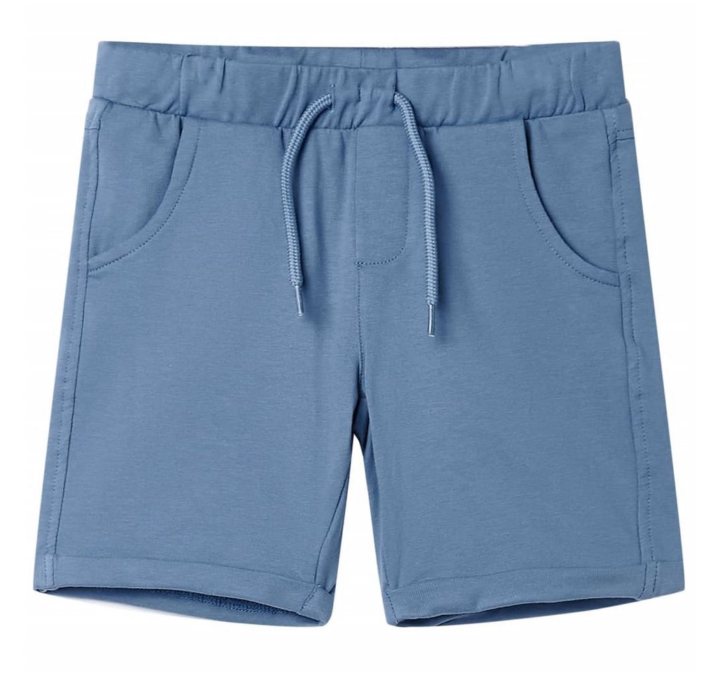 vidaXL Trainingshose Kindershorts mit Kordelzug Dunkelblau 140 von vidaXL