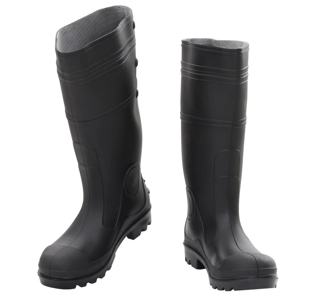 vidaXL Wathose Gummistiefel Schwarz Größe 40 PVC von vidaXL