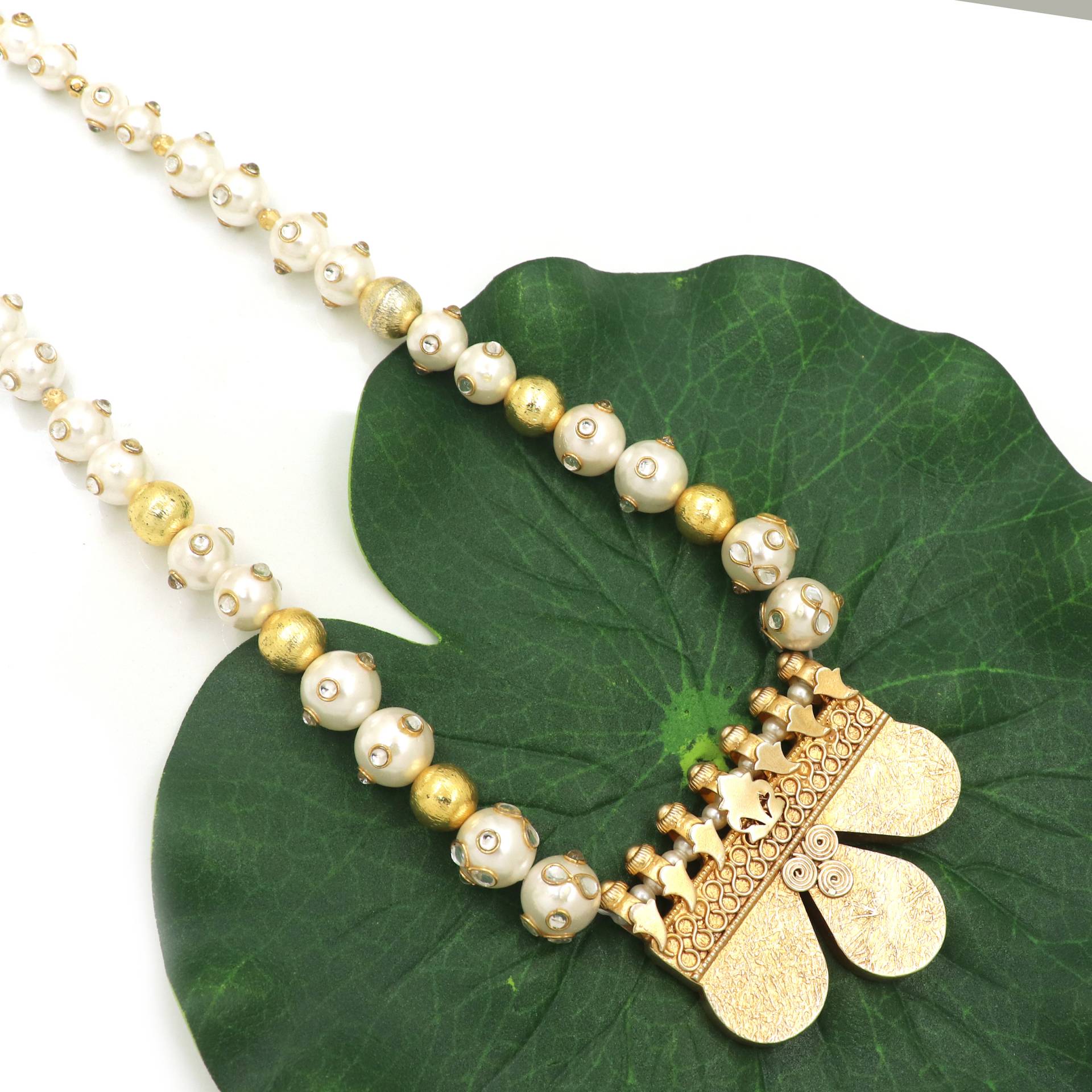 Schöne Perle Perlenkette 18K Vergoldet 925 Sterling Silber Anhänger Halskette, Handgemachte Schmuck Schöne Perle Perlenkette 18K Vergoldet 925 Sterling Silber Anhänger Halskette, Handgemachte Schmuck von viditajewels