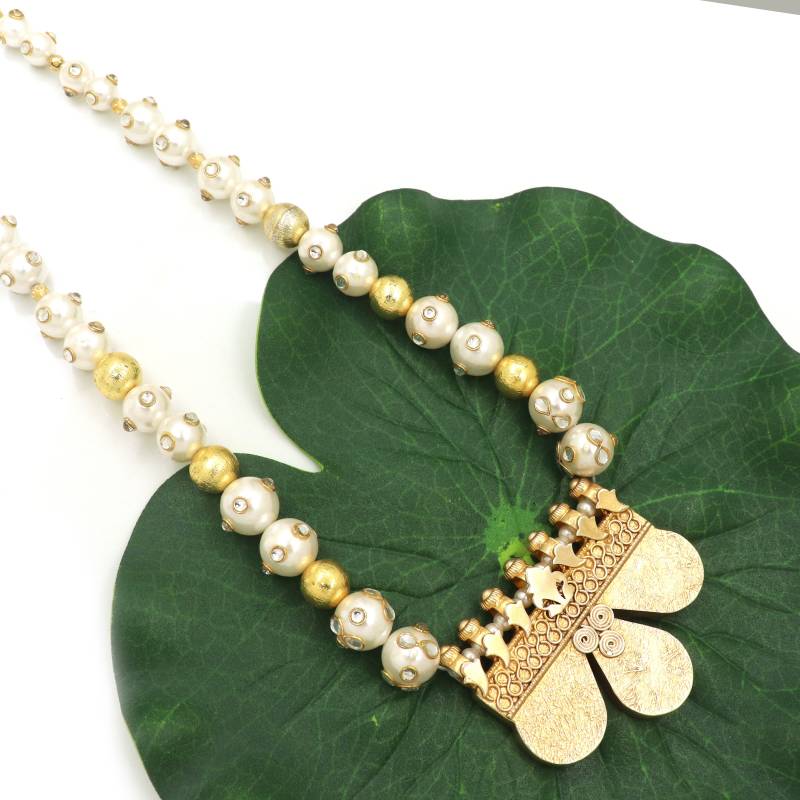Schöne Perle Perlenkette 18K Vergoldet 925 Sterling Silber Anhänger Halskette, Handgemachte Schmuck Schöne Perle Perlenkette 18K Vergoldet 925 Sterling Silber Anhänger Halskette, Handgemachte Schmuck von viditajewels