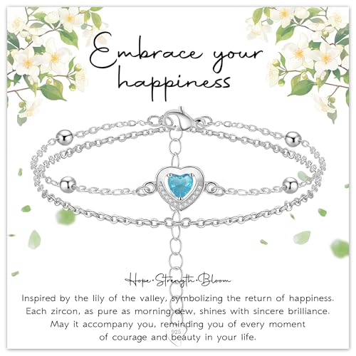 vidonio Layered Herz Armband Damen mit Herzen Cubic Zirkonia,Silberarmband Damen 925 Silber Herz Armband,Verstellbare Armkette Valentinstag Muttertag Geburtstags Weihnachten Geschenk für Sie Frauen vidonio Layered Herz Armband Damen mit Herzen Cubic Zirkonia,Silberarmband Damen 925 Silber Herz Armband,Verstellbare Armkette Valentinstag Muttertag Geburtstags Weihnachten Geschenk für Sie Frauen von vidonio