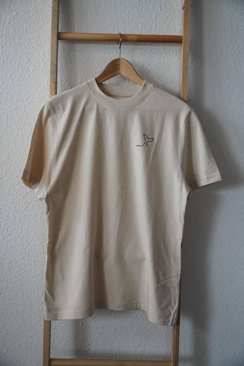 T-Shirt With Fin - Whale Basic Fit von vidutraeumst