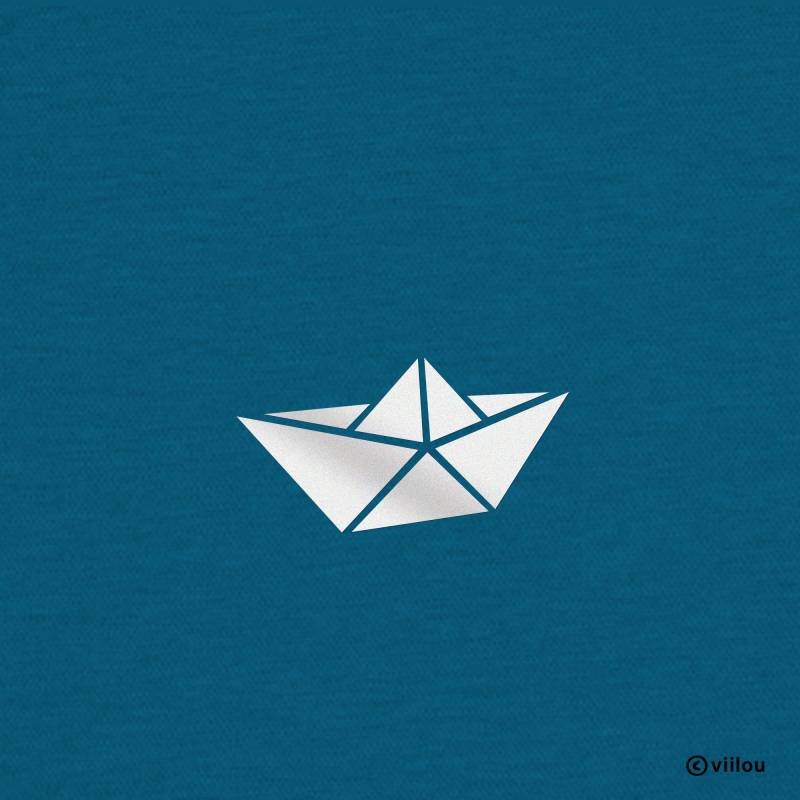 Reflektor Papierschiffchen Bügelbild Reflektierend Patches Kinder Reflektoren Katzenaugen Shirt Papierboot Applikation Diy von viilou