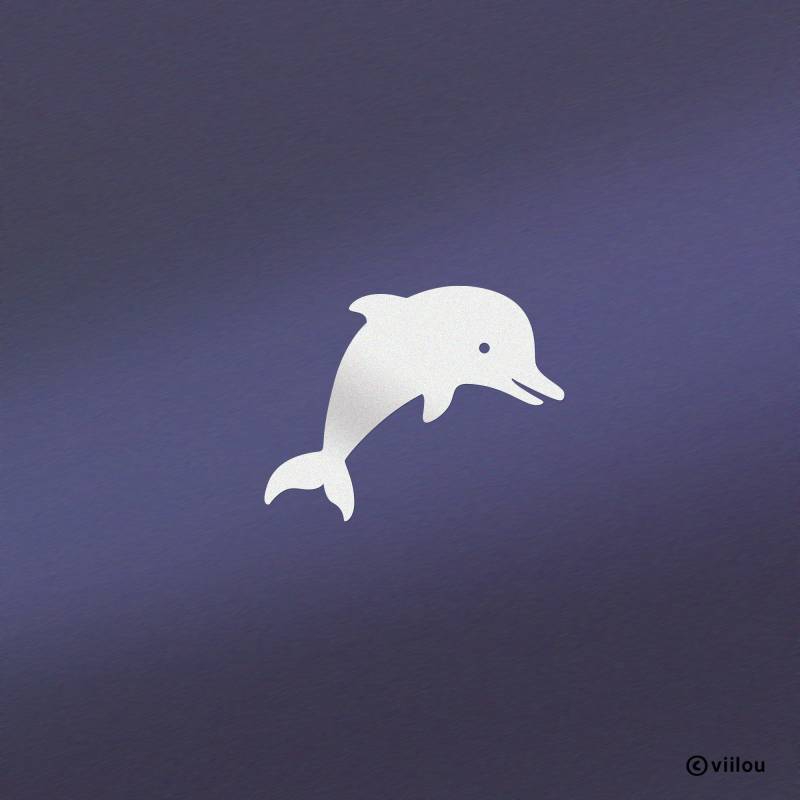 Reflektor Sticker Delfin Aufkleber Reflektierende Fahrrad Kinder Helm Reflektoren Delfine Outdoor Diy von viilou