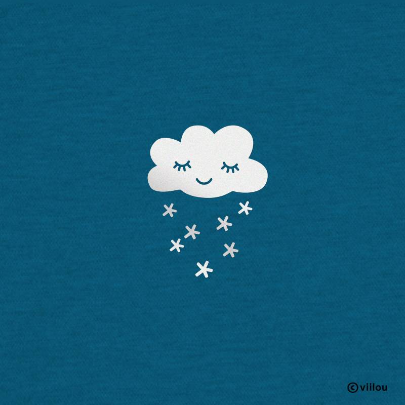 Reflektor Bügelbild Wolke Schneeflocken Applikationen Reflektierende Sticker Kinder Reflektoren Wölkchen Aufbügler Diy von viilou