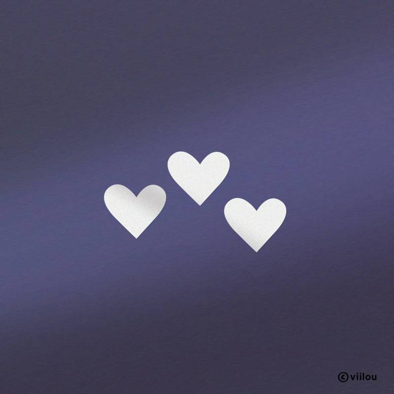 Reflektoren Herzchen Sticker Kinder Helm Reflektierende Aufkleber Fahrrad Kind Herzen Outdoor Reflektor Laufrad Diy von viilou