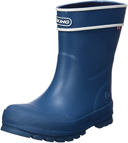 Viking Unisex Kinder Alv Jolly Rain Boot, Petrol, 19 EU Weit von Viking