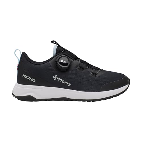 Elevate Low F GTX BOA Sports Shoes, Black/Iceblue, 32 von Viking