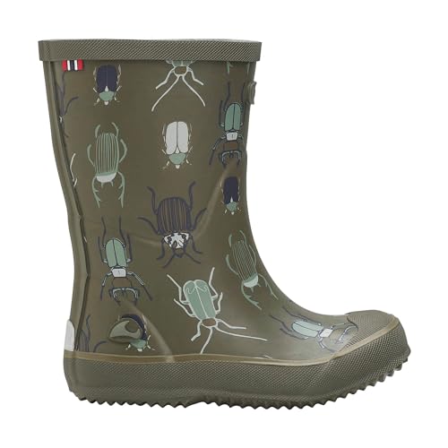 Viking Indie Print Rubber Boots, Khaki/Linen, 20 von Viking