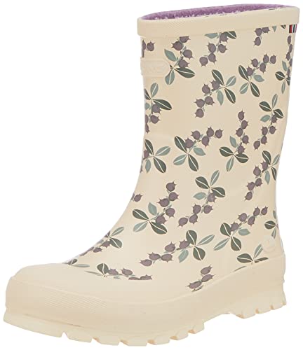 Viking Jolly Print Rubber Boots, Light Pink/Olive, 29 von Viking