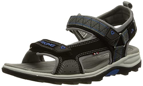 Viking SANDOEY Sandals, Black/Royal blue, 28 von Viking