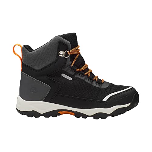 Viking Akkarvik Mid WP Wanderschuh, Black/Orange, 30 von Viking