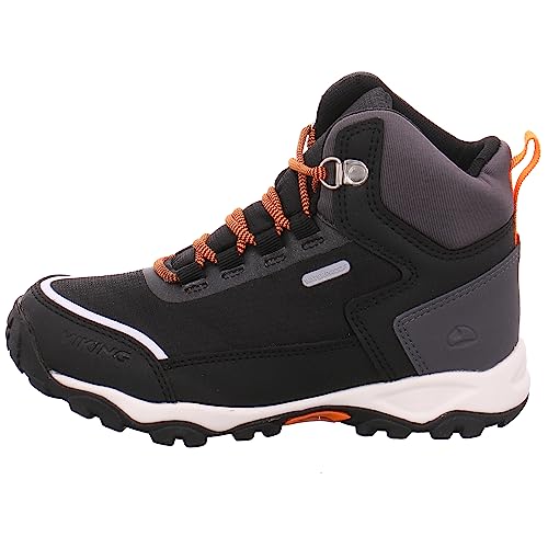 Viking Akkarvik Mid WP Wanderschuh, Black/Orange, 33 von Viking