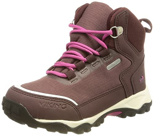 Viking Akkarvik Mid WP Wanderschuh, Grape/Fuchsia, 31 von Viking