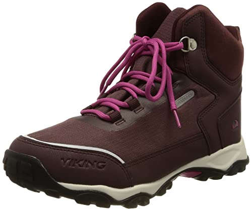 Viking Akkarvik Mid WP Wanderschuh, Grape/Fuchsia, 31 von Viking