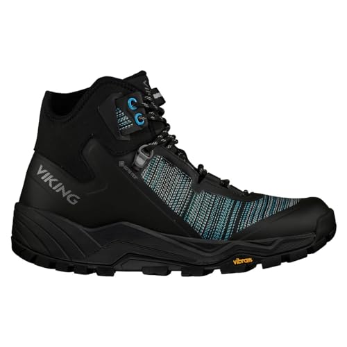 Viking Cerra Rolling Mid GTX, Black/Aqua, 39 von Viking